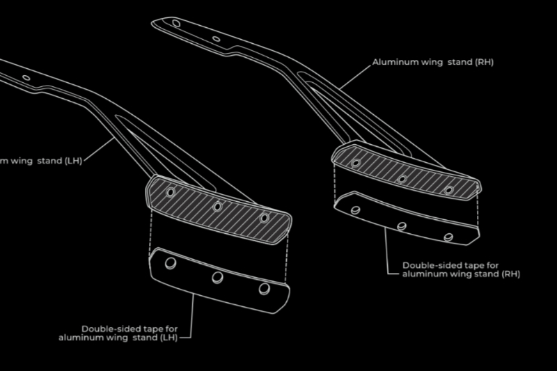 ADRO GR SUPRA SWAN-NECK WING