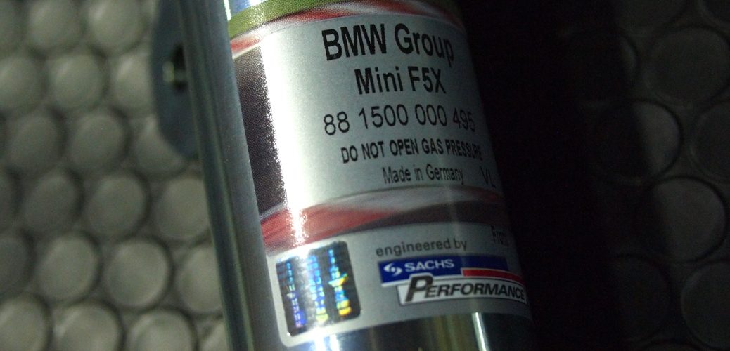 SACHS PERFORMANCE COILOVER 000486 BMW MINI F56 F5X 車高調整 サスペンションセット